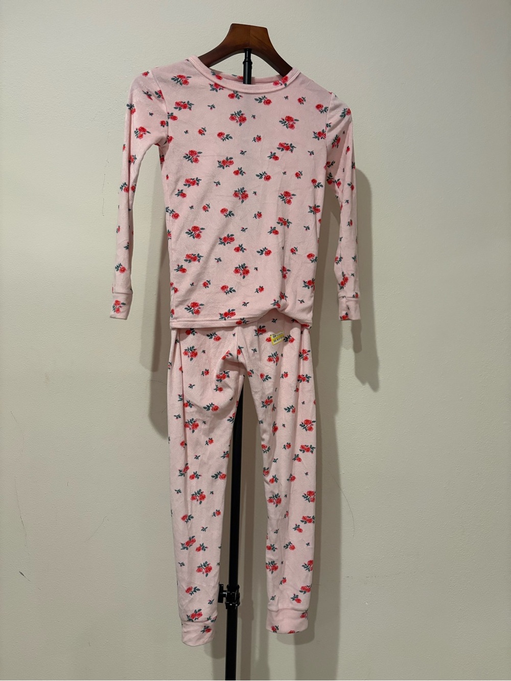 Cat & Jack Pink Floral Long-Sleeve Pajama Set 10